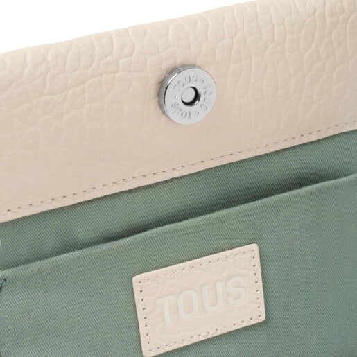 Medium beige Shoulder bag TOUS MANIFESTO New