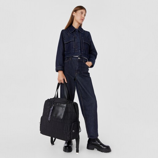 תיק גב TOUS Empire Padded בגודל גדול במיוחד בצבע שחור