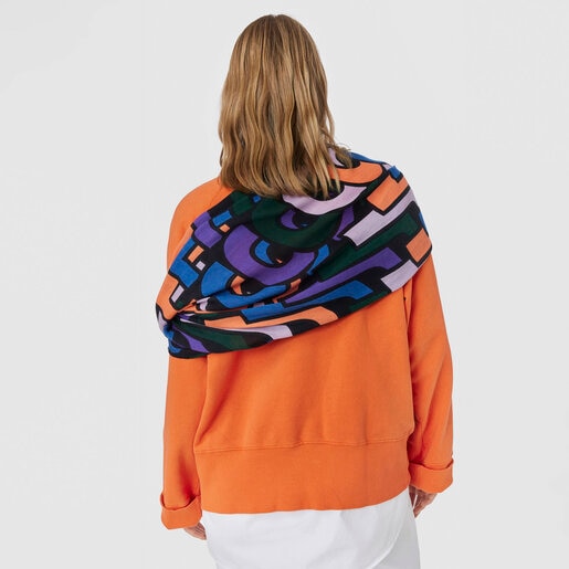 Blue modal TOUS Vera Foulard