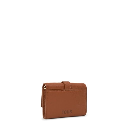 Monedero tarjetero colgante camel TOUS Buckles