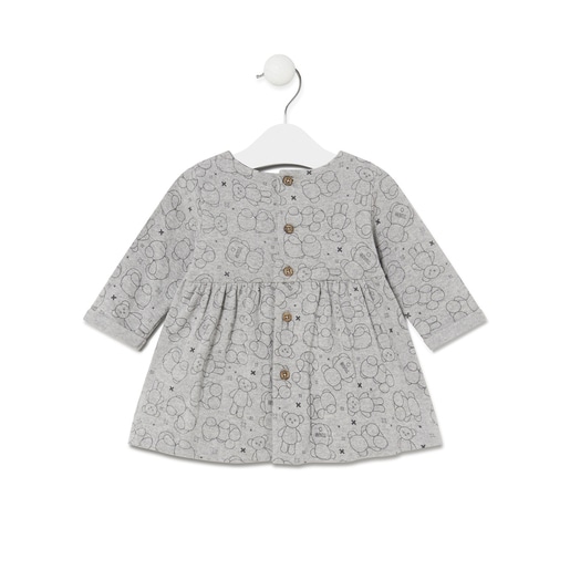 Baby girls dress in Grey grey