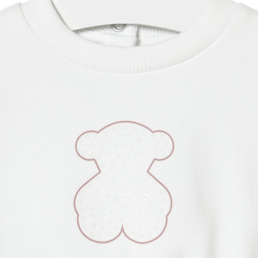 T-shirt with bear in Party white