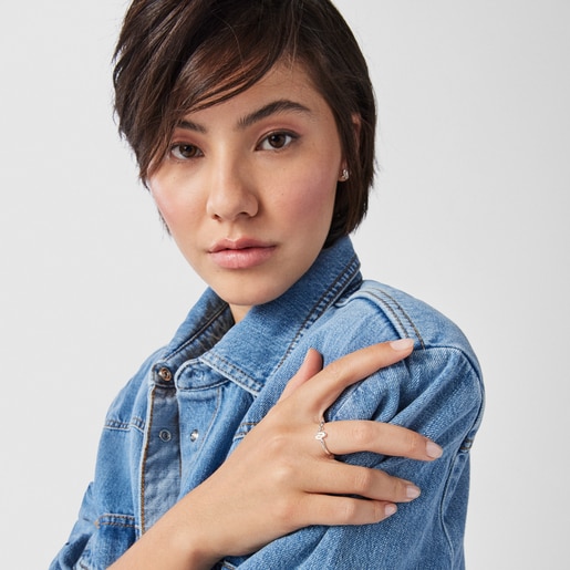 Silver Fragile Nature snake Ring