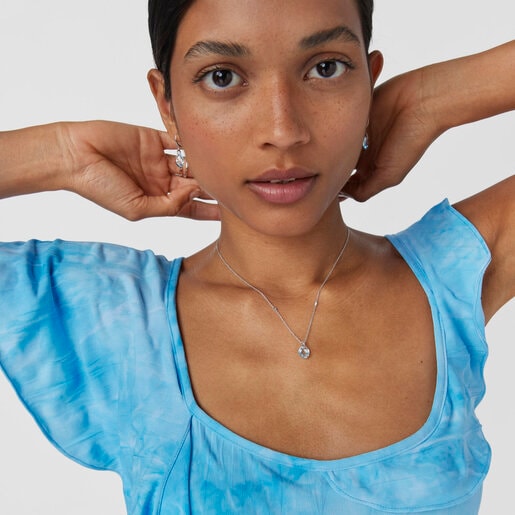 White Gold Color Kings Necklace