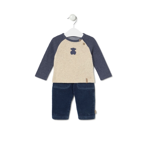 Boys outfit in Marine navy blue