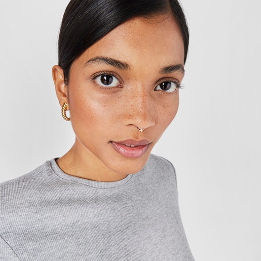 Pack of tricolored steel TOUS Basics septum Rings | TOUS