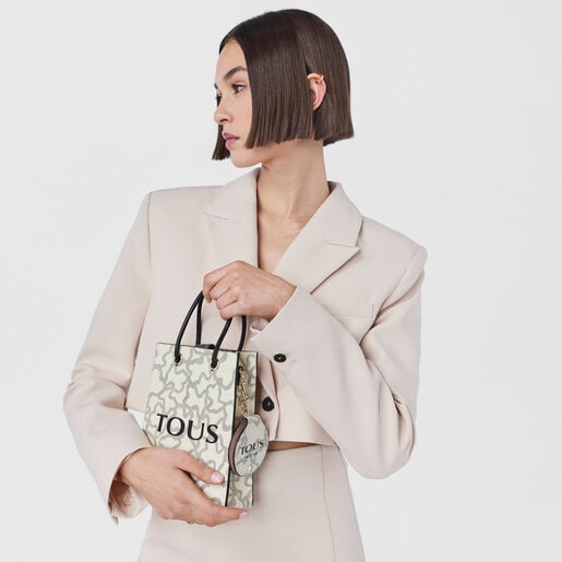 Étui miroir avec sangle Kaos Legacy beige