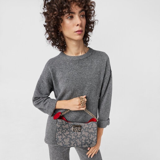 Черная сумка-багет Kaos Legacy