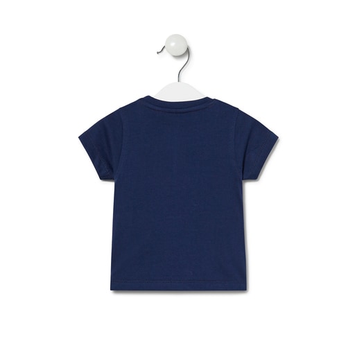 Camisola de menino Casual azul marinho