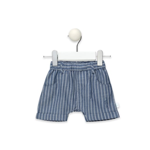 Juls short-sleeved shirt & striped Bermuda shorts