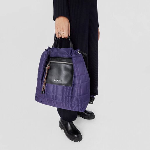 Purple TOUS Empire Padded Backpack