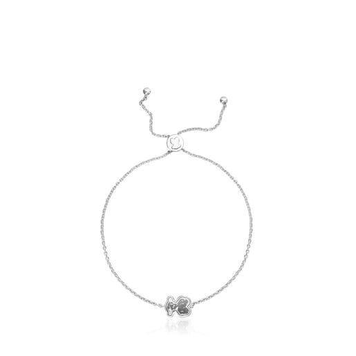 Silver Areia Bracelet with onyx