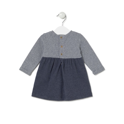 Girls dress in Marine navy blue