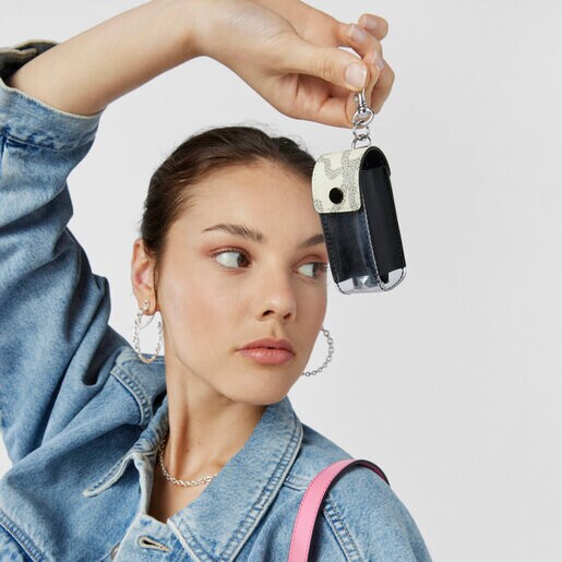 ブラックのリップスティック・ハンギングケース TOUS Kaos Summer