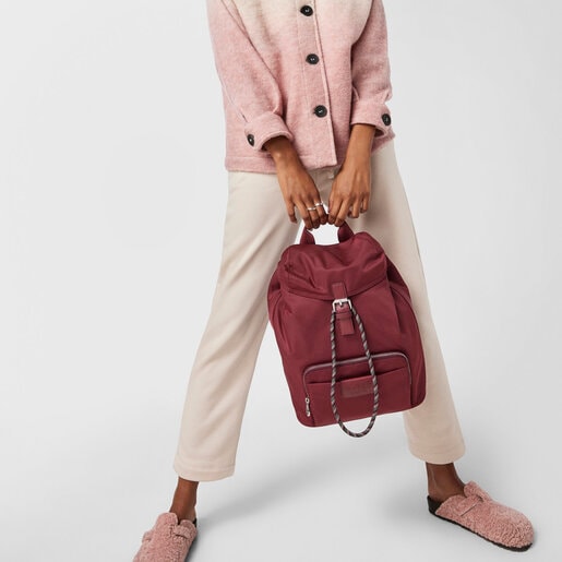 Бордовый рюкзак Empire Soft Chain