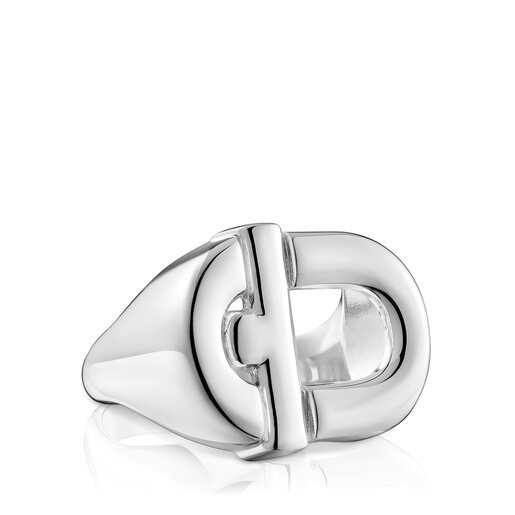 Manifesto Man Signet ring in silver