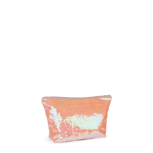 Bolsa pequena Kaos Shock Sequins rosa