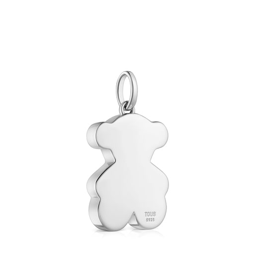 Medium 22mm silver bear Pendant Sweet Dolls