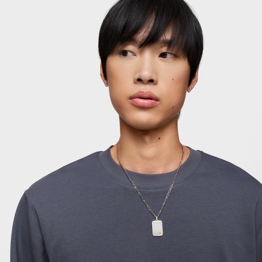 Two-tone bear motif Pendant TOUS Man