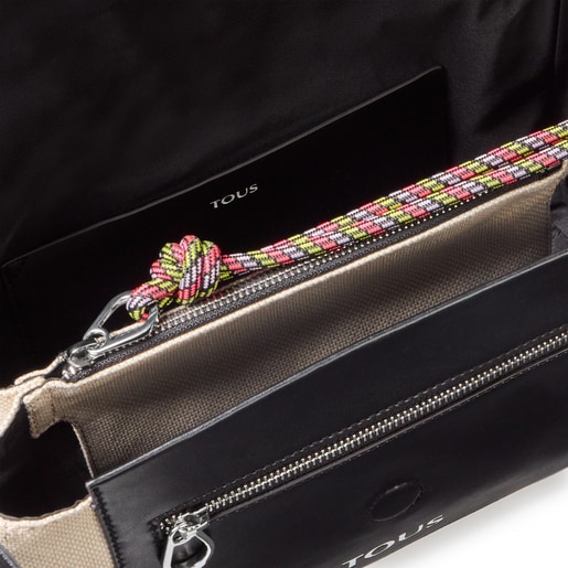 Bandolera mediana beige TOUS Empire Cotton