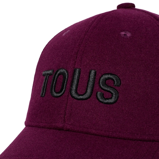 Fioletowa czapka TOUS Olympe