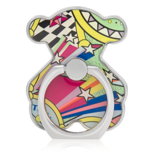 Multicolored Oso Joane cellphone holder Ring