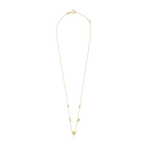 Gold Magic Nature star Necklace with diamonds | TOUS