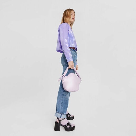 Mauve flower Crossbody bag TOUS Carol