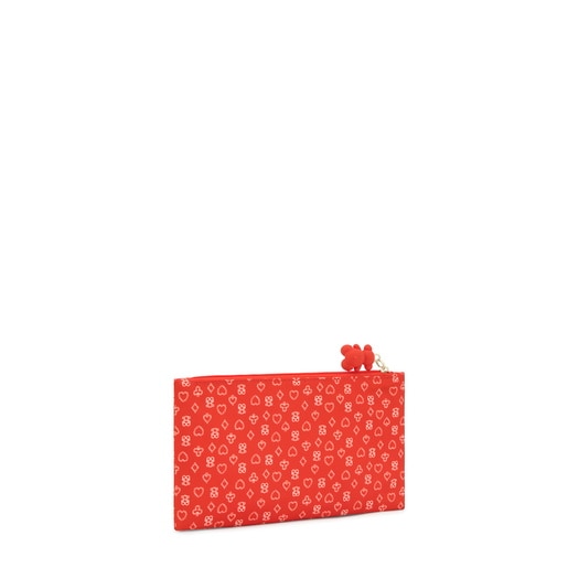 Medium red Toiletry bag TOUS Bear Anniversary
