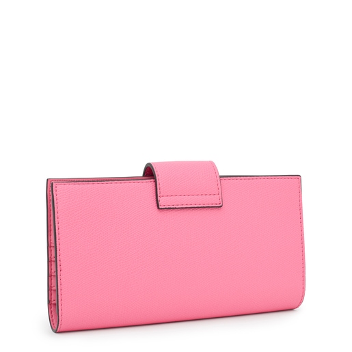 Large pink TOUS Funny Pocket wallet