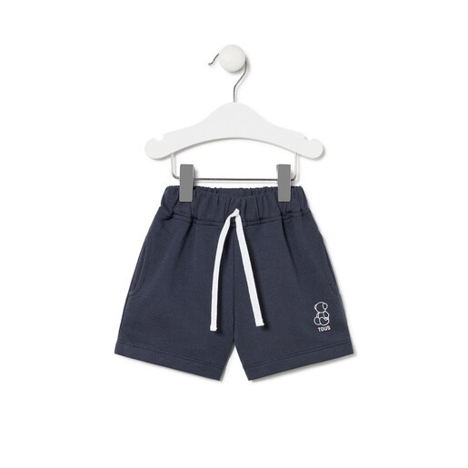Tous - Baby BoyS Bermudas In Classic Navy Blue - Textil