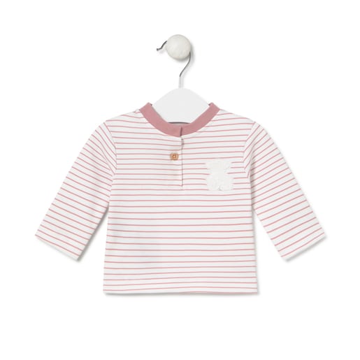 Baby t-shirt in Soft pink
