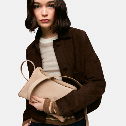 Small sand-colored Crossbody bag TOUS Arlette