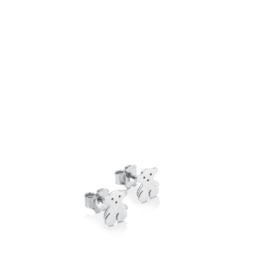 Silver TOUS Bear Earrings Bear motif