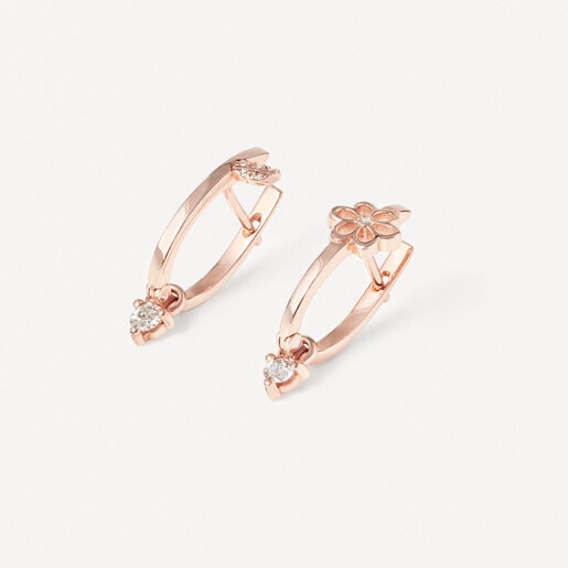 Criolles TOUS ATELIER d'or rosa amb diamants