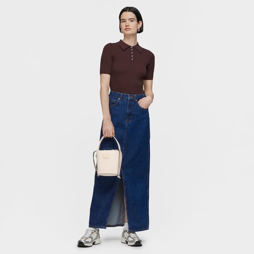 Small beige Bucket bag TOUS Lucia