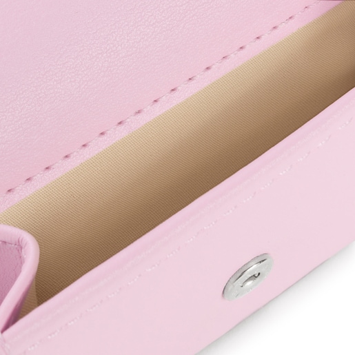 モーブカラーのフラップ式スモールコインパース TOUS Funny