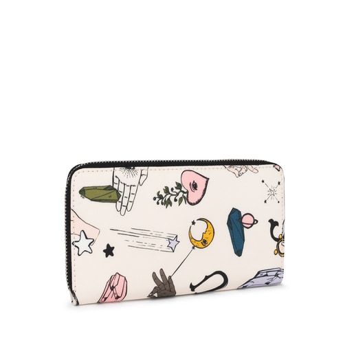 Бежевый кошелек TOUS Magic среднего размера