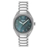 Reloj analógico con movimiento suizo, esfera de nácar y brazalete de eslabones de acero Tous Now Lady