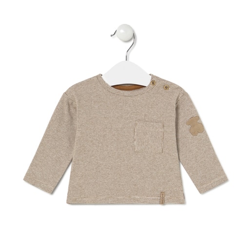Boys outfit in Brown beige