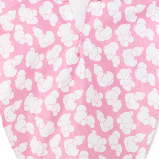 Poncho de playa Aqua rosa