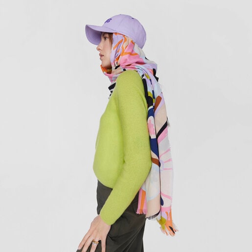 Foulard beige mariposas TOUS Modlin