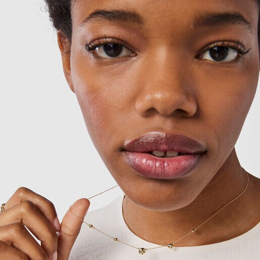 Collar estrellas de oro y diamantes Magic Nature