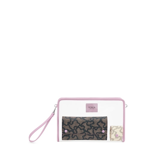 Mauve TOUS Kaos Summer Clutch bag