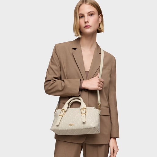 beige Bowling bag TOUS Buckles Silhouette
