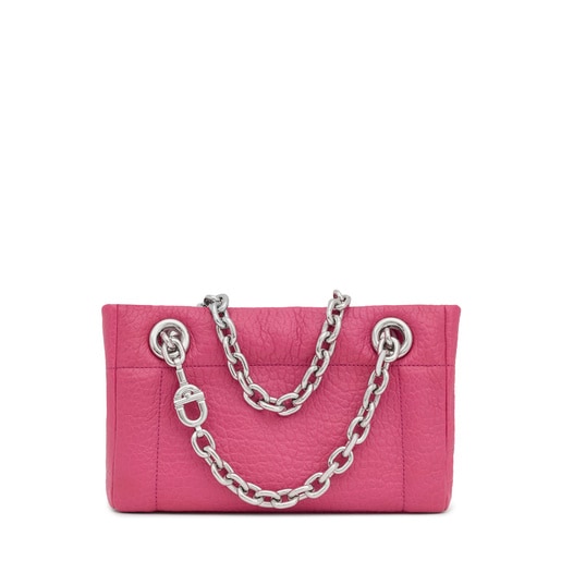 Bolso de hombro mediano fucsia TOUS MANIFESTO New