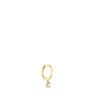 Gold TOUS Basics Hoop earring with diamond