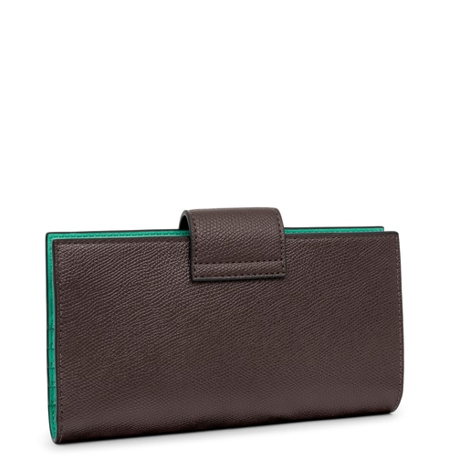 Large brown TOUS Funny Pocket wallet