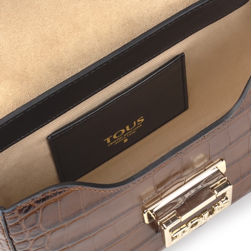 Brown leather Tous Legacy Wild crossbody bag