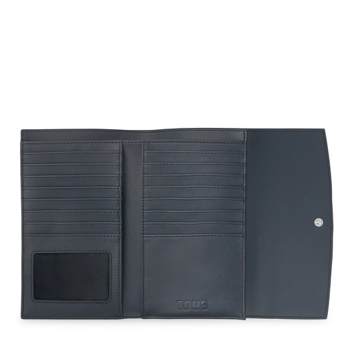 Large dark gray Flap Wallet TOUS Lucia